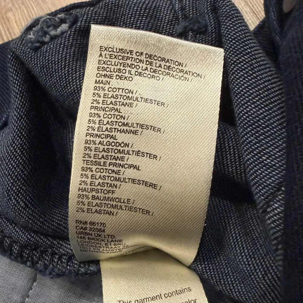 Maeve Antrhopologie Womens 28 Naomi Flare Jeans Navy